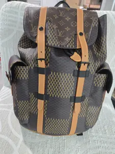 Pre-owned Louis Vuitton canvas Backpacks Preowned Christopher NIGO backpack