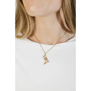 Rebecca Boot Necklace-Gold