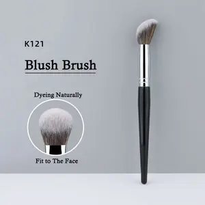 Cream Blush Brush, Mimics Fingertip Application, Stippling Powder Blusher, Synthetic Hair, Soft Cosmetic Brushes, Makeup Brushes, New Arrival, Face Makeup Brush