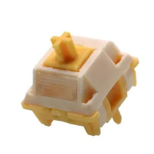 Milk Dragon V2 Switch Linear Pre-Lubed 5-Pin Hot-Swap POM Stem for MX Mechanical Keyboard Linear Switches