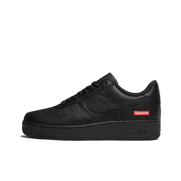 Streetwear All Black Low Top Unisex Athletic Shoes, Everyday Outfit Casual Sneakers w/ Original Shoe Box | Blister Free, Long Walk Comfort, Shock Absorbing Outdoor Daily Footwear