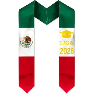 Flag Graduation Sash, Premium Graduation Stole for International Graduates (72 Inches)