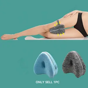 Single Side Sleeping Pillow, Innovative Leg Positioner with Clip Design for Waist and Maternity Shaping