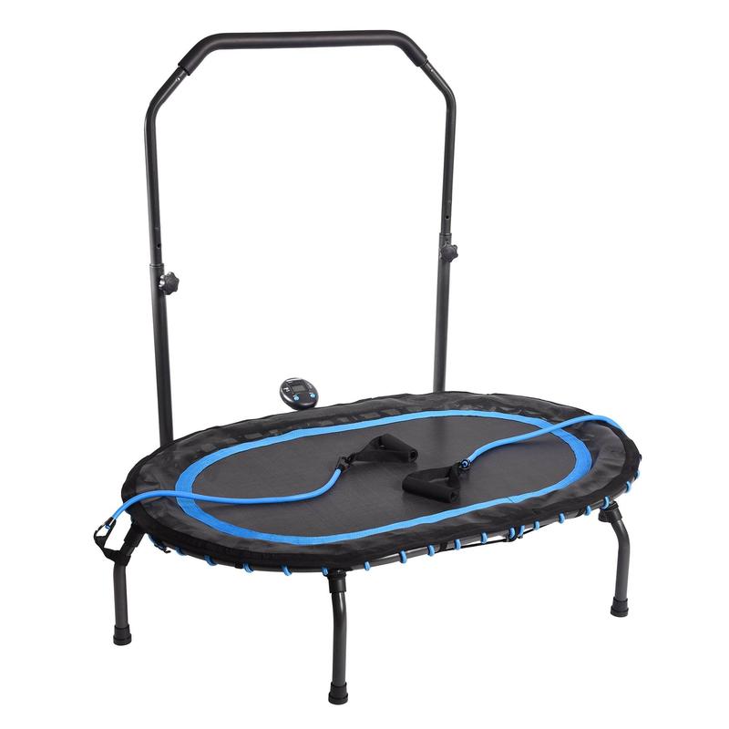 Stamina Products Round Foldable Fitness Trampoline with Workout Monitor