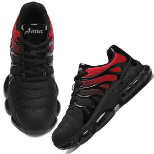 Men's Safety Shoes Steel Toe Cap Kevlar Anti-Piercing Anti-Smash Light Soft Factory Building Work Shoes