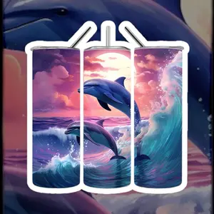 Dolphins 20oz tumbler