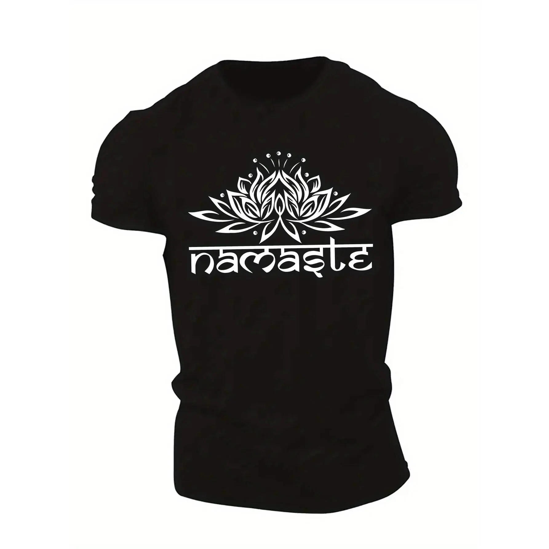 Namaste Men's Short Sleeve T-shirt Summer T-shirt Top