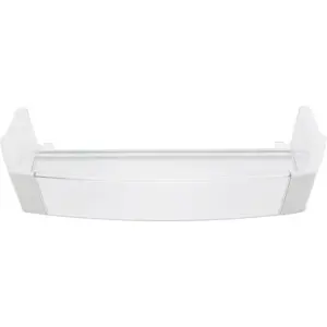 HECASA WR71X10409 AP3185150 Refrigerator Door Shelf Bin Rack Compatible with GE Refrigerator 945716 AH651958 EA651958 PS651958 B001E0P87U Replacement Only Gallon Bin Clear+White Organizer Storage