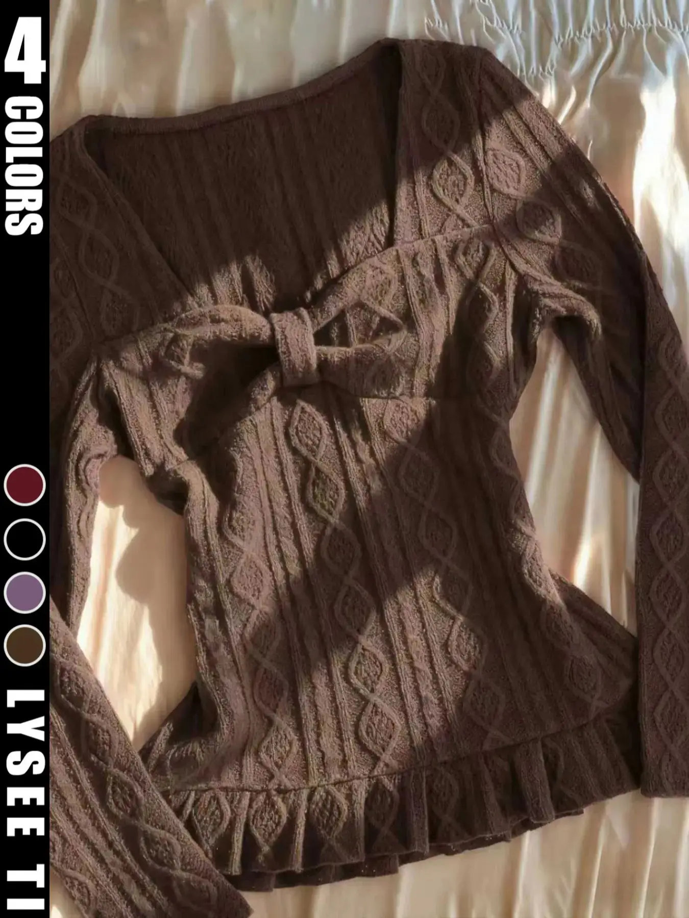 Women's Y2K Vintage Harajuku Style Sweater, Fitted Long Sleeve Cross Design Top, Casual Fall & Winter Knitwear, Punk Fashion Streetwear