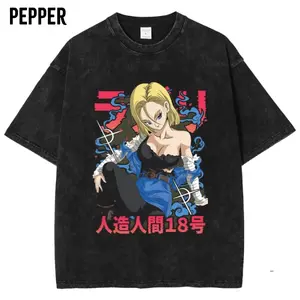 Android 18 T-Shirt, Dragon Ball Shirt, Anime vintage shirt, Anime Manga shirt, Trending, Unisex Anime Tee Gift For Menswear Womenswear Streetwear Top, Gift Anime Fans