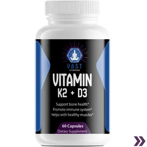 Vitamin K2 + D3 Bone Health Supplement