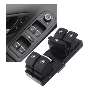 5ND959857 Power Window Master Switch Control Button for VW Jetta Tiguan Golf Gti Mk5 Mk6 Passat B6 CC Seat Leon Mk2, 5nd 959 857 Replacement Part