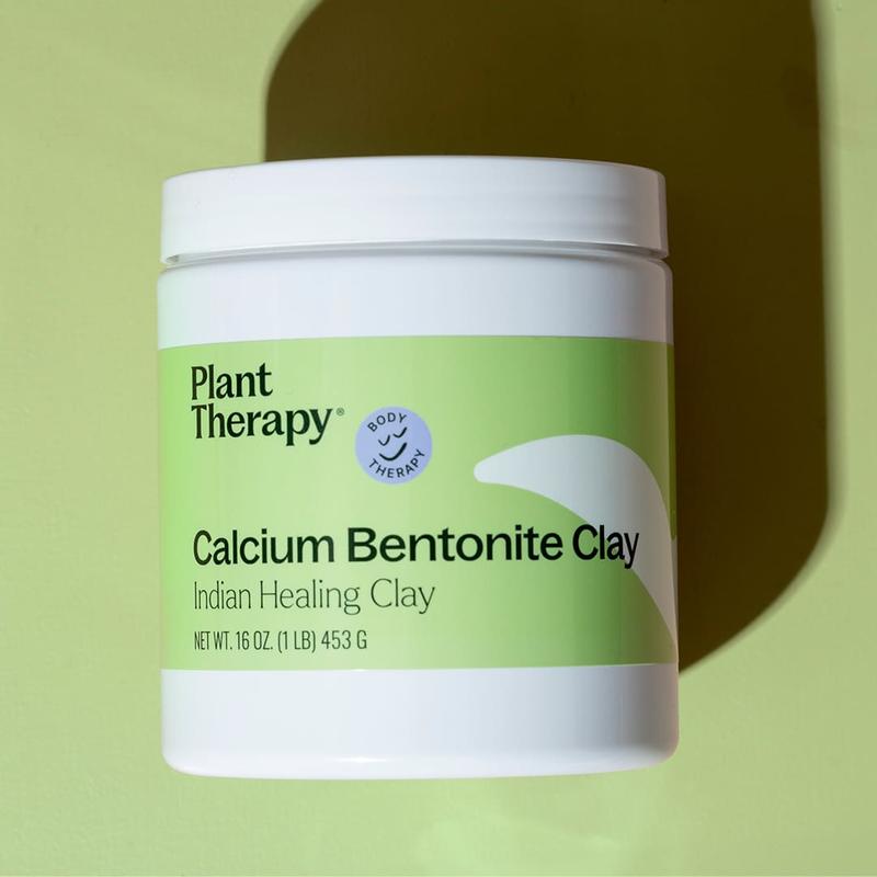 Plant Therapy Calcium Bentonite Clay 16 oz Detoxifying for Facials, Body Wraps, Baths, Foot Soaks, Hair Masks, and So Much More