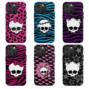 Monster High Collage Phone Case,Tough phone case,for iPhone 16/15/14/13/12/11/17 ProMax Plus for Samsung phones, suitable for both men and women, an excellent choice for Halloween, Christmas and Thanksgiving.