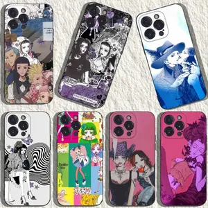 P-Paradise Kiss Manga Phone Case For iPhone 16,15,14,13,12,11 Plus,Pro Max,XS,X,XR,SE,Mini,8,7,Soft Silicone Black Cover