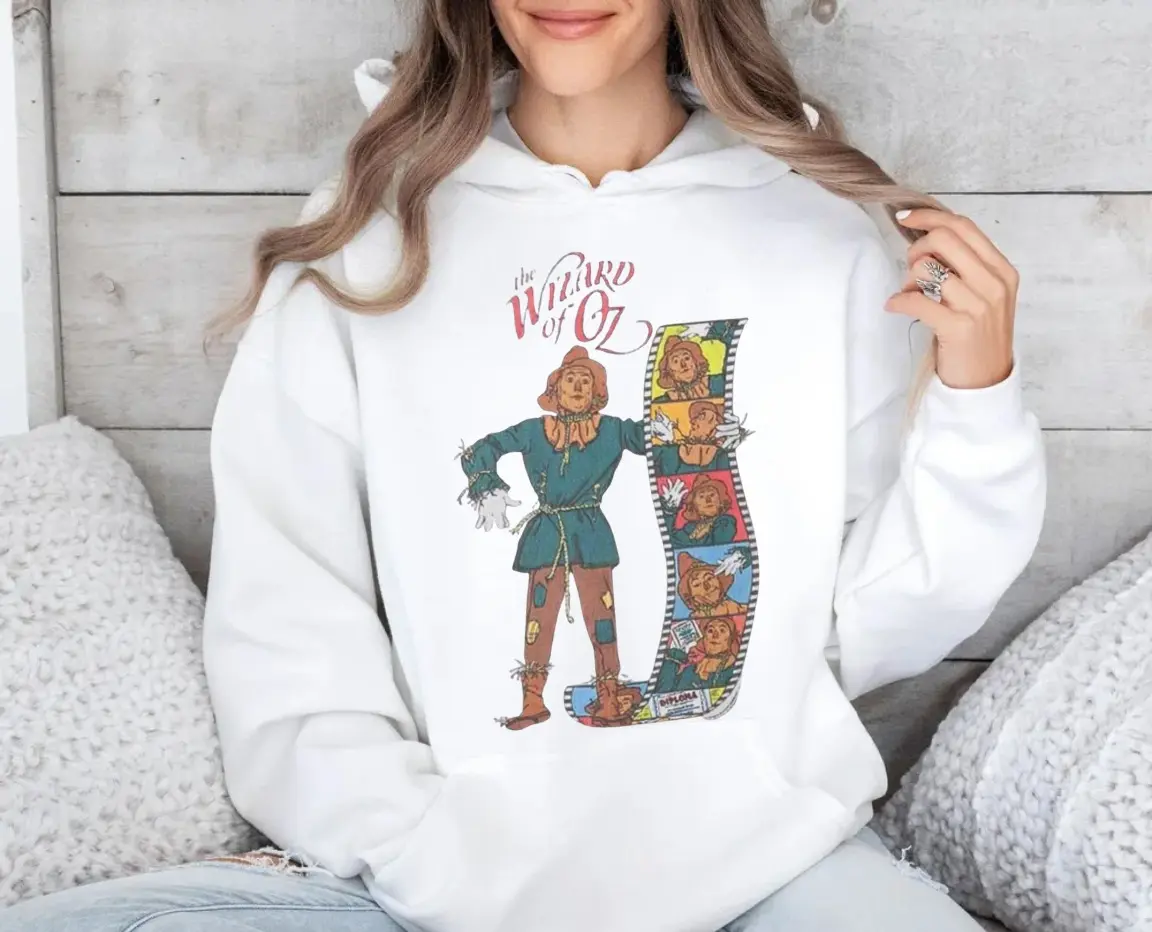 Wizard Of Oz Scarecrow Sweatshirt, Jonathan Bailey Tee, Wicked Movie Musical Merch, Musical Theatre Gift, L Frank Baum Hoodie, Literature, Unisex