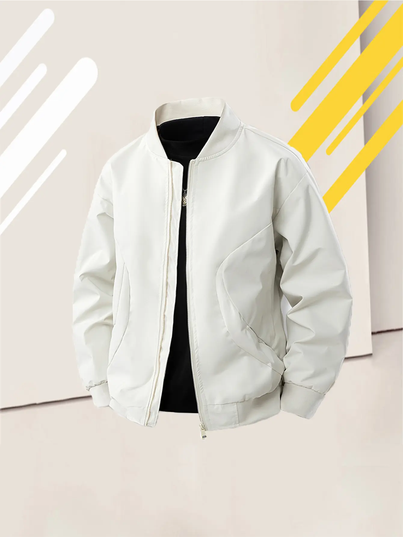 ジャケット・アウター 00s y2k archive zip riders jacket white 6857d5d4e1ce4b5bb5726fdd419d60