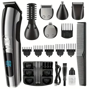 Beard Trimmer For Men - Electric Shaver, Cordless Hair Clippers Trimmers Set Mens Grooming Kit For Shaving Face, Mustache, Body, Ear, Nose Hair Trimmer, Gifts For Men Comfort