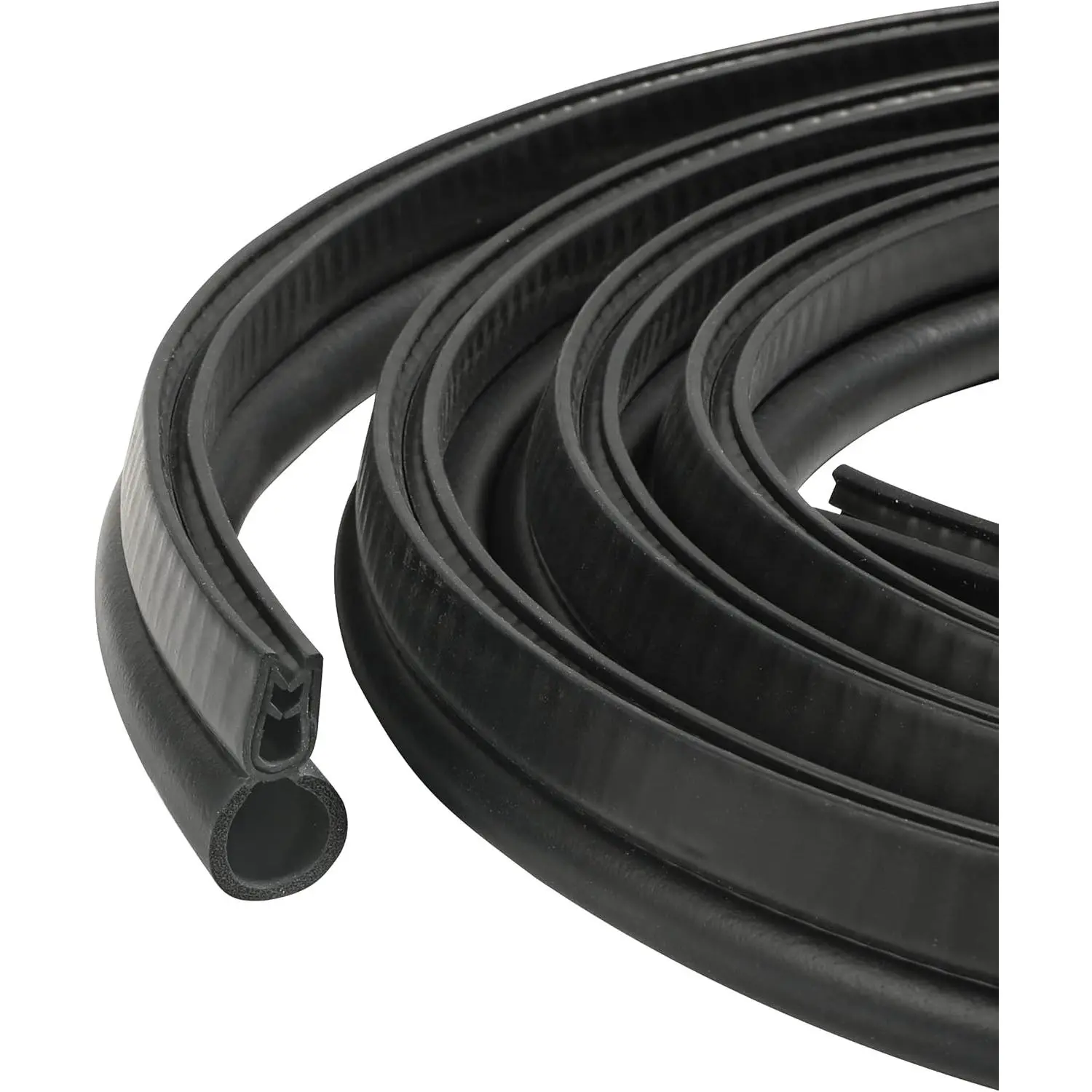 10Ft/20Ft Car Door Rubber Seal Strip with Top Bulb,Rubber Weather Seal,Automotive Weather Stripping Soundproofing Edge Guard Trim for Cars, Boats,RVs,Trucks and Home Applications (20 Feet)
