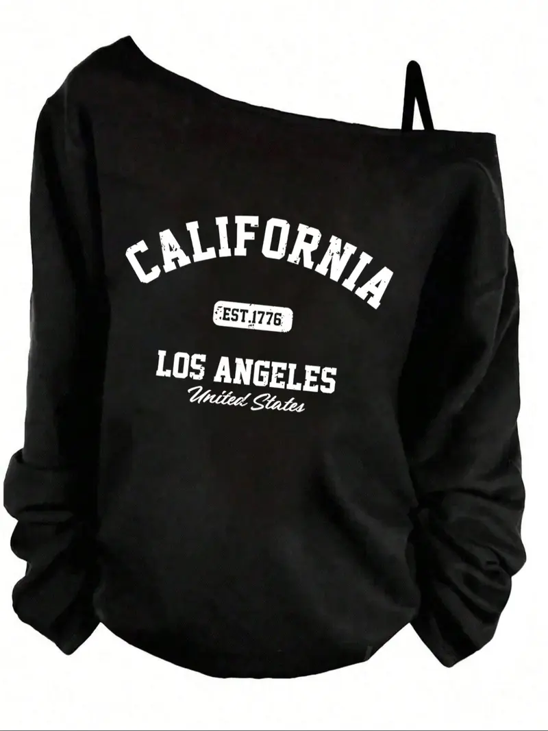 one shoulder sweatshirt - TikTok Shop