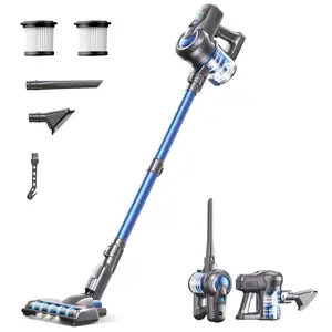 Greenote Lightweight Cordless Vacuum Cleaner - 23Kpa Powerful Suction, Detachable Battery, 35-Minute Long Runtime | Versatile 6-in-1 Stick Handheld Vacuum for Home, Car, Carpet, Hard Floor, and Pet Hair