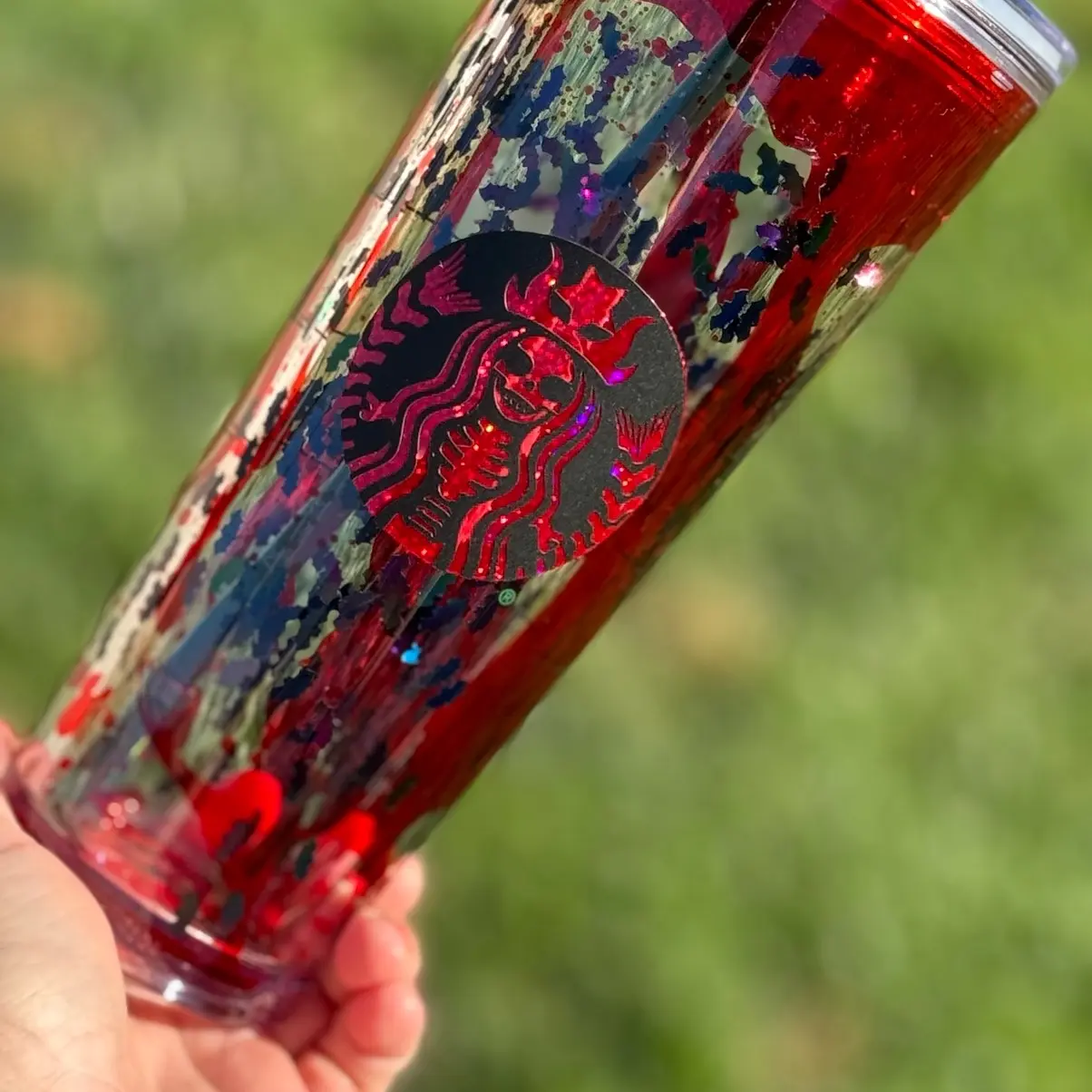 Blood Tumbler with Bats 24 Ounce