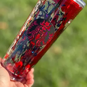 Blood Tumbler with Bats 24 Ounce