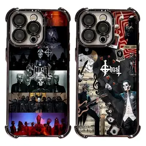 Hot Rock Band Ghosts Cool Painting Phone Cases For iPhone 17 16 15 14 13 12 11 Promax Pro Air Plus Shockproof Cover Casing Protection Best Gifts For Valentine Christmas Birthday Halloween