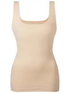 Women's Tummy Control Shapewear Tank Tops Seamless Square Neck Compression Tops Slimming Body Shaper Camisole
