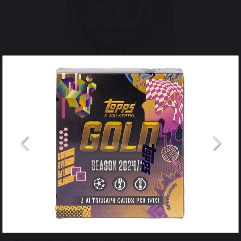 TOPPS GOLD UEFA CLUB HOBBY BOX