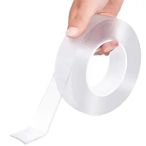 Double Sided Tape Heavy Duty Removable Nano Tape Multipurpose Mounting Tape for Poster Carpet Picture Hanging Strip Rug WallCarpets Outdoor Home Office (9.85 Feet)