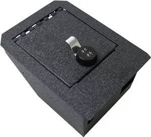 Center Console Safe Vault - KEREN Console Gun Safe Box Compatible with Tesla Cybertruck 2024, 4-Digit Combination Lock
