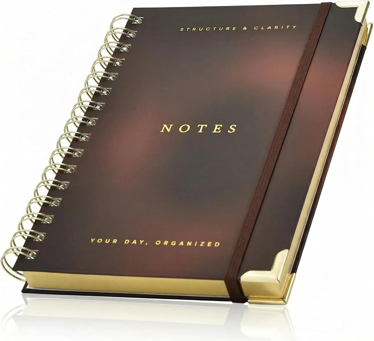 M9-Daily Planner Notebook with Hourly Schedule, Spiral To-Do List Journal, Task Organizer for Work, Home, School & Appointments