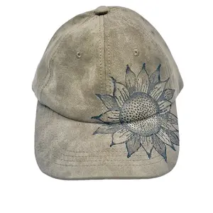 Women’s Wood Burned Baseball Cap - Unisex, Adjustable, Fashion Accessory #woodburned #pyrography