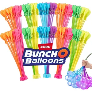 Original Bunch O Balloons Tropical Party 330+ Rapid-Filling Self-Sealing Water Balloons (Amazon Exclusive 10 count, pack of 1) by ZURU Water Balloon for the Whole Family,, Teens and Adults