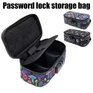 Lockable Odor-Proof Travel Storage Bag, Sealed Zipper for Jewelry & Cosmetics, Ideal for Home or Travel, Perfect Gift for All