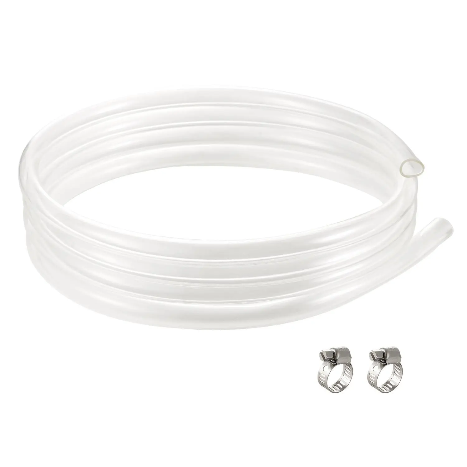 【DealsForYouDays】VEVOR Clear Vinyl Tubing,1/2" ID x 5/8" OD10FT Plastic PVC TubingFlexible and Cuttable Clear Hose1/16 in Wall ThicknessHigh-strength PVC Material for Aquarium Irrigation Swimming Pool Lab