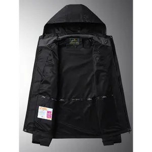 Men's Casual Waterproof Windbreaker Jacket Hooded Coat Regular Fit Coat For Spring Autumn Outdoors Hiking Fishing  aesthetic raincoat rain mate  raincoats sophie rain jacket raincoat snoopy rain jacket women rain jacket for men american psycho raincoat ra