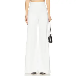 Ripley Rader Ponte Knit Wide Leg Pant in Off White