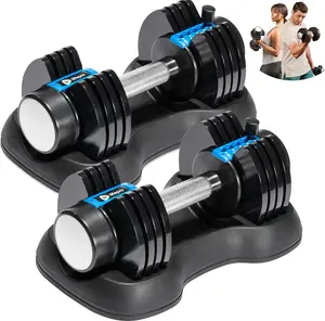 Adjustable 25lb Dumbells - Home Gym Training adjustable dumbbells