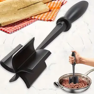 1 piece  Handheld Meat Mincer, Non-Stick Manual Meat Grinder, Hamburger Meat Crusher Chicken Shredder, Multi-Function Easy Clean Kitchen Tool, Home Cooking Hamburger Chicken Special Accessory, Portable Small Meat Processing Device