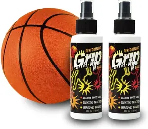 Performance Grip Basketball Shoe Spray 4 Oz (Two-Pack) – Grip Spray for Basketball Shoes Bottom – Non-Sticky Mist That Rejuvenates Soles & Boosts Traction
