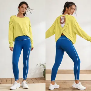Yeokou  Women's 2 Piece Yoga Set Workout Outfits