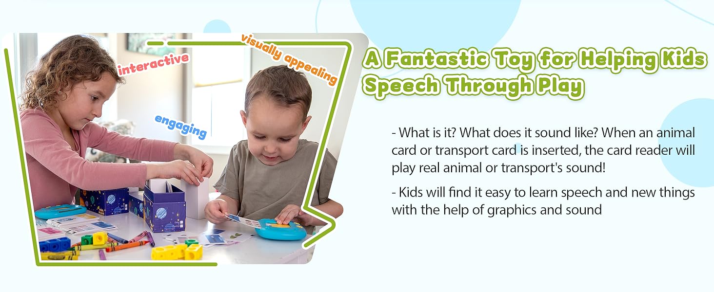 HOMESTEC Toddlers Bilingual Spanish & English Talking Flash Cards with 288 Sight Words, Speech Therapy Toys for 3 4 5 6 Years Old Boys and Girls, Learning Educational Kids Gifts (Bilingual Version))