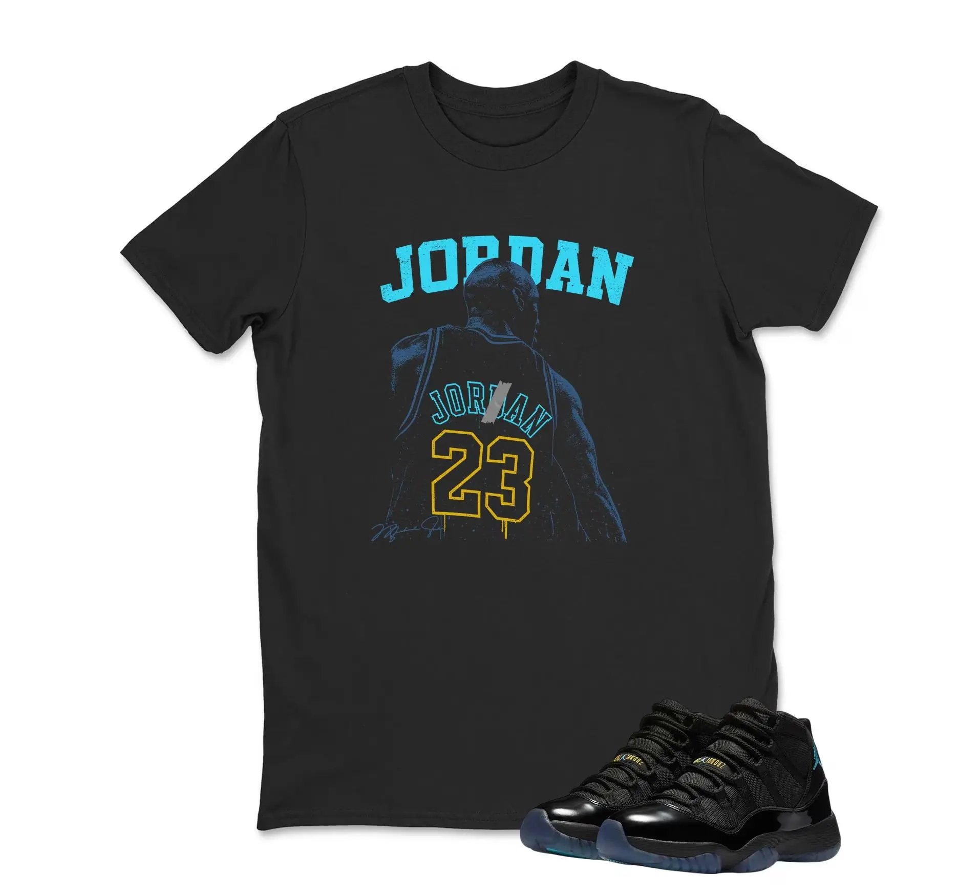 AJ11 Gamma Blue Matching Shirt, MJ 23 Graphic Tee, Rap HipHop Unisex T-Shirt, Gift For Women and Men, Best Gift