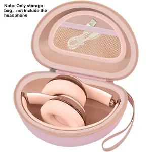 Headphone Case Compatible with Beats Solo 4/ Studio Pro x Kim Kardashian/ Solo3/ Studio3/ Solo Pro Noise Cancelling Over-Ear Headphones Headset （Bag Only)