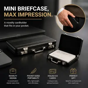 Mini Briefcase Cardholder solo