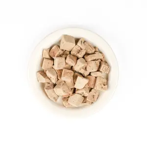 Freeze-dried Chicken Liver Cubes Pet Treats, Rich in Vitamin A & Heme Iron, Boosts Immunity, High Protein, Low Fat, Easy to Digest, Highly Palatable, Suitable for Dogs and Cats.