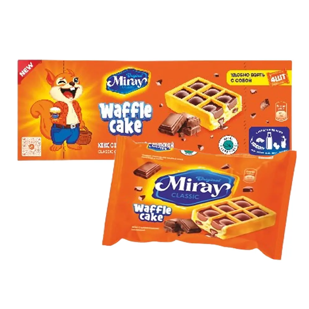 Soft Wafer Cake with Chocolate – 6.35 oz (180g)