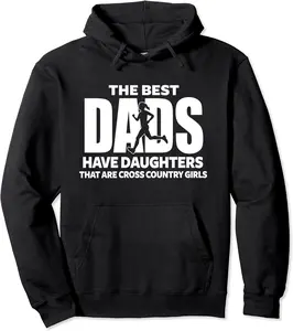 Cross Country Girl Dad Proud Father of Girl Running Pullover Hoodie - Dakotamc Shop 65B0D6V66M2D